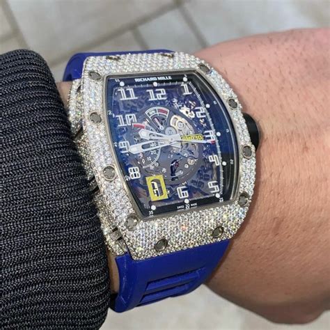 iced out richard mille 6ix9ine|Rapper @6ix9ine is wearing a Richard Mille RM 030  .